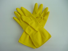 HOUSEHOLD GLOVE - YELLOW